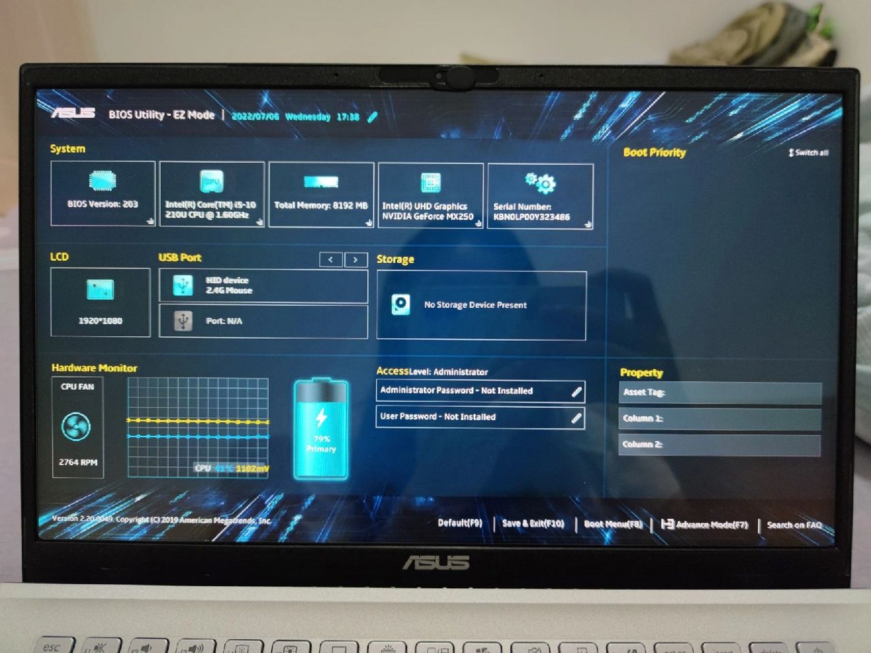 华硕电脑开机自动进入bios界面怎么解决 有没有大佬可以救救孩子呀