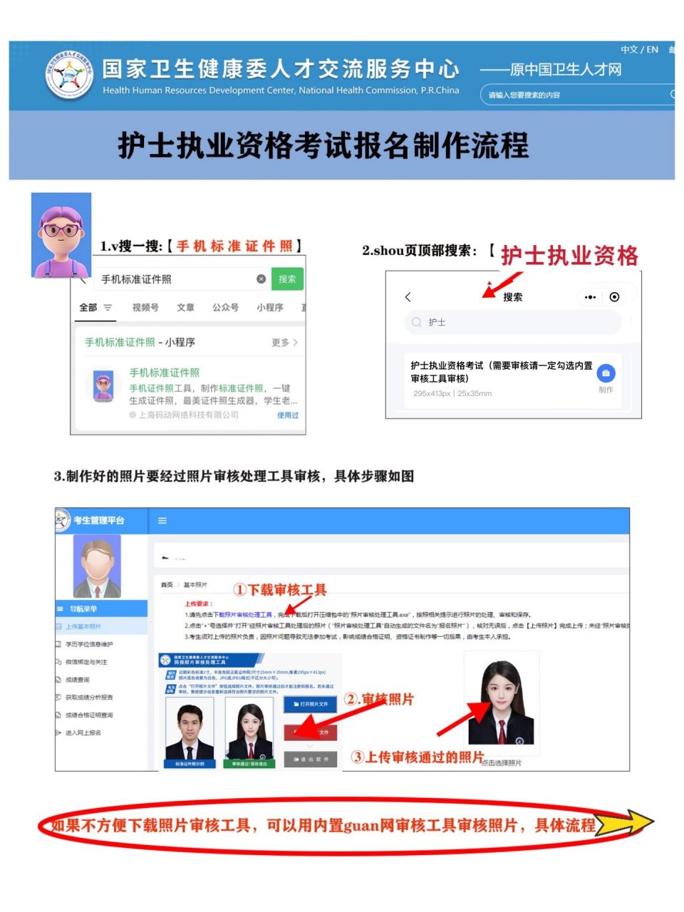 24护考报名照片,卫生资格考试报名照如何上传成功7171报名照现在