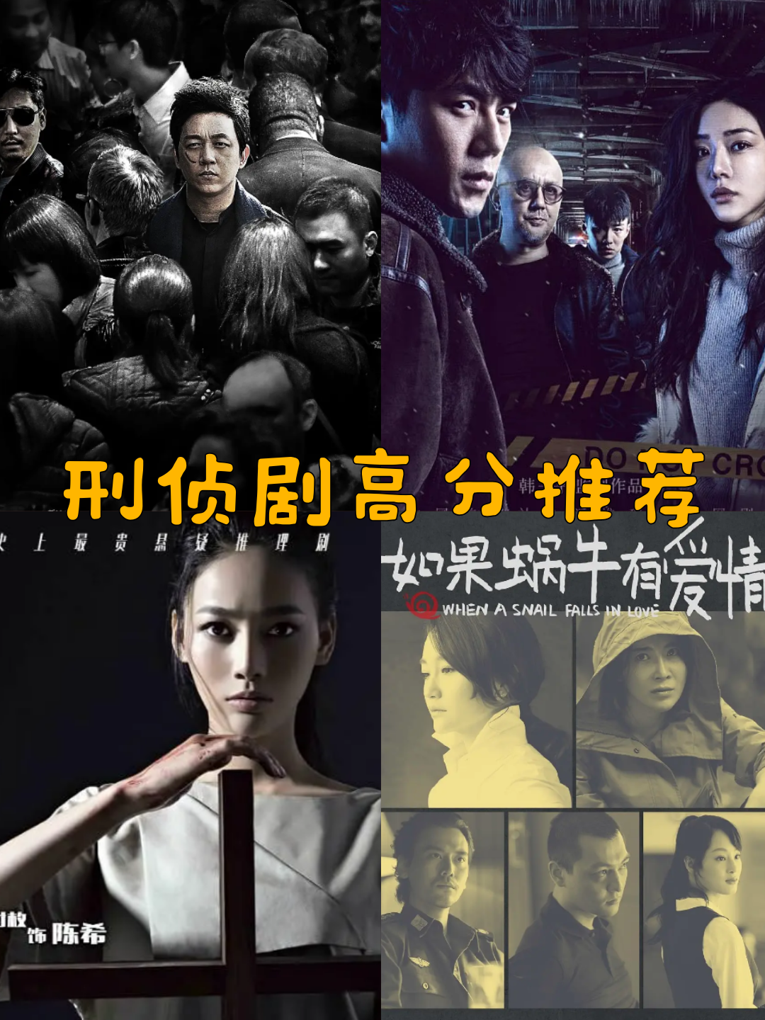刑侦剧高分推荐