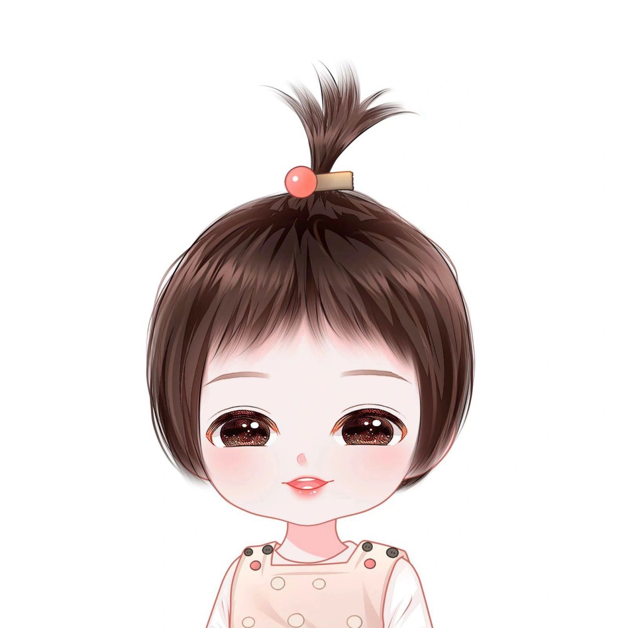 分享超可爱的萌娃卡通手绘头像 手绘头像卡通头像漫画头像女生头像
