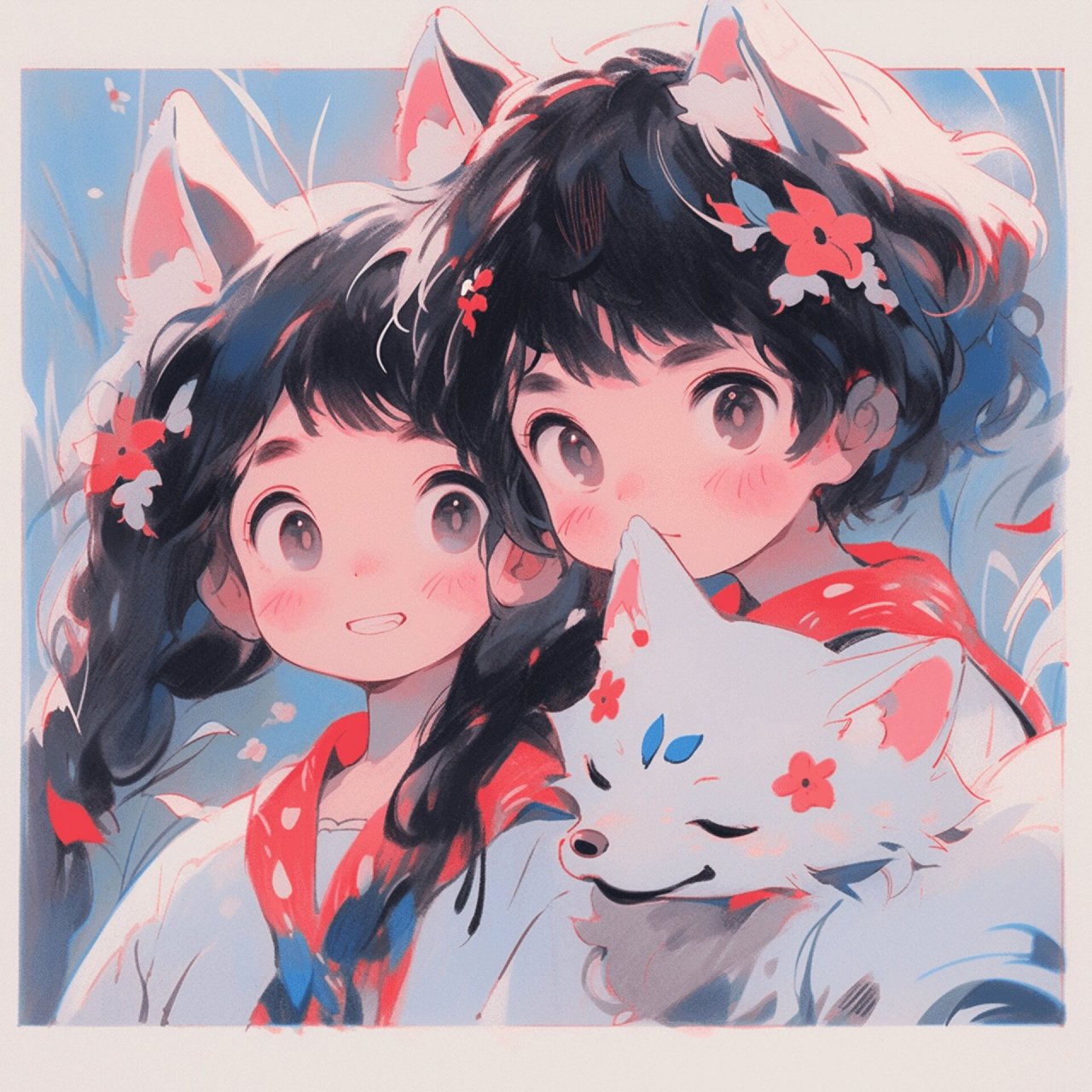 我们是狐狸小妖怪(闺蜜头像)