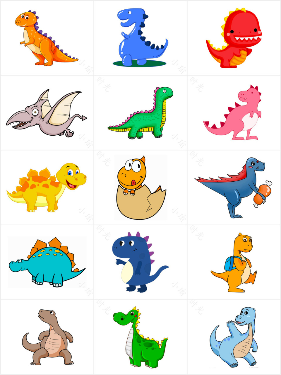 各种恐龙绘画122种,恐龙简笔画,恐龙世界 恐龙绘画96 给宝妈们安排
