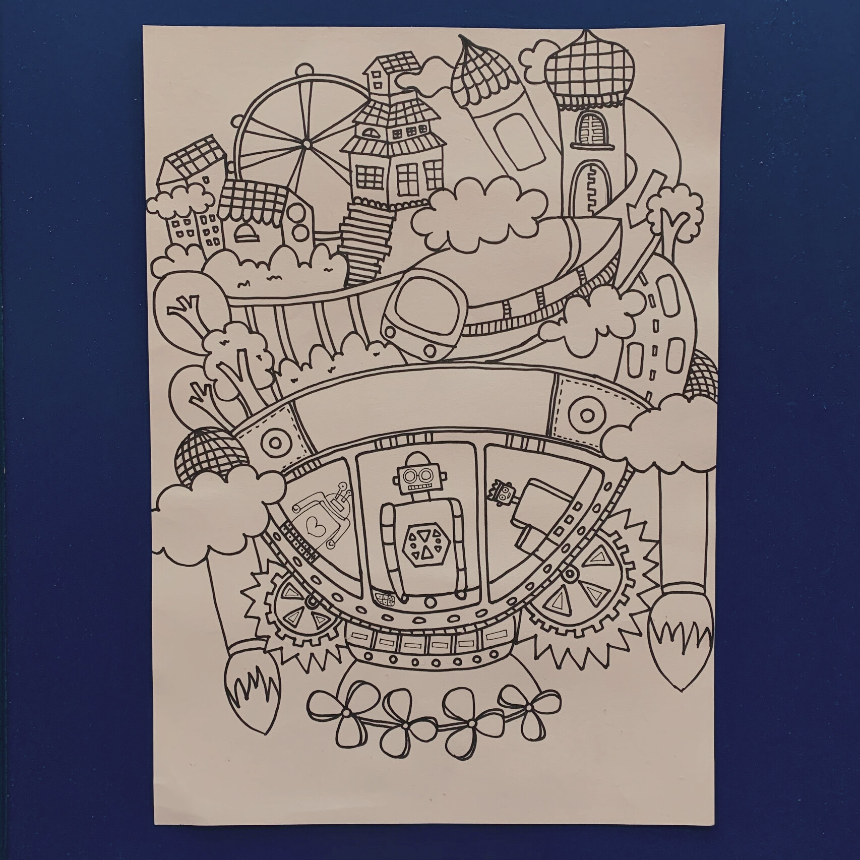 科幻画| 未来世界 天空之城