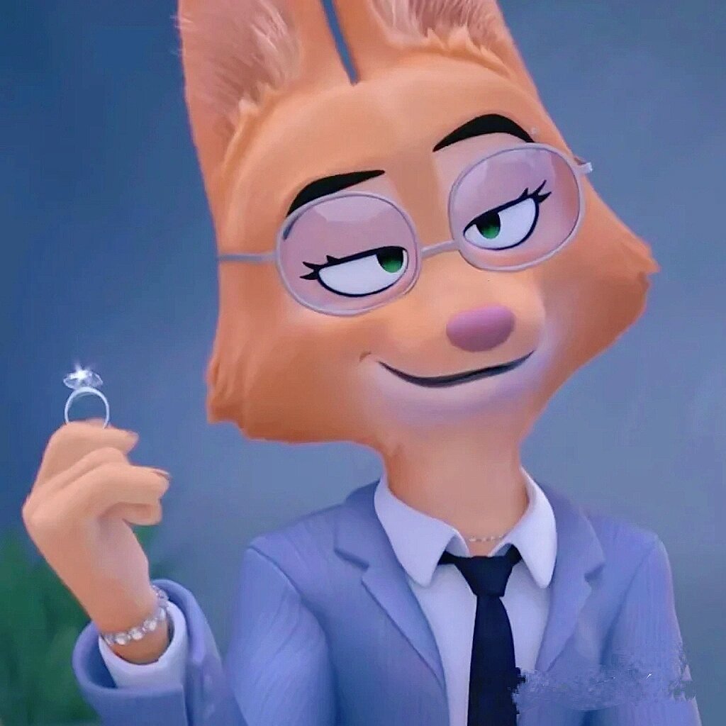 《坏蛋联盟》头像自取 拜托,一个断眉一个打眉钉 狼和狐狸超酷的好吗