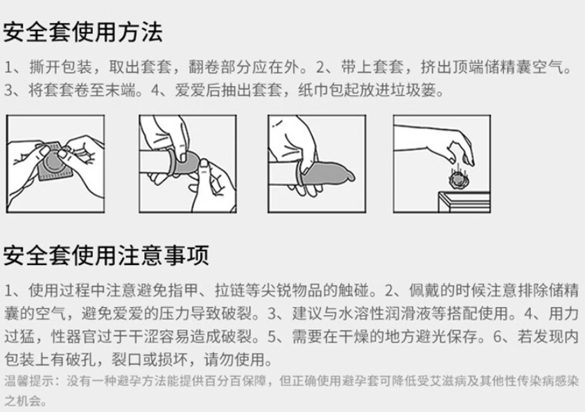 避孕套使用前怎么检查?