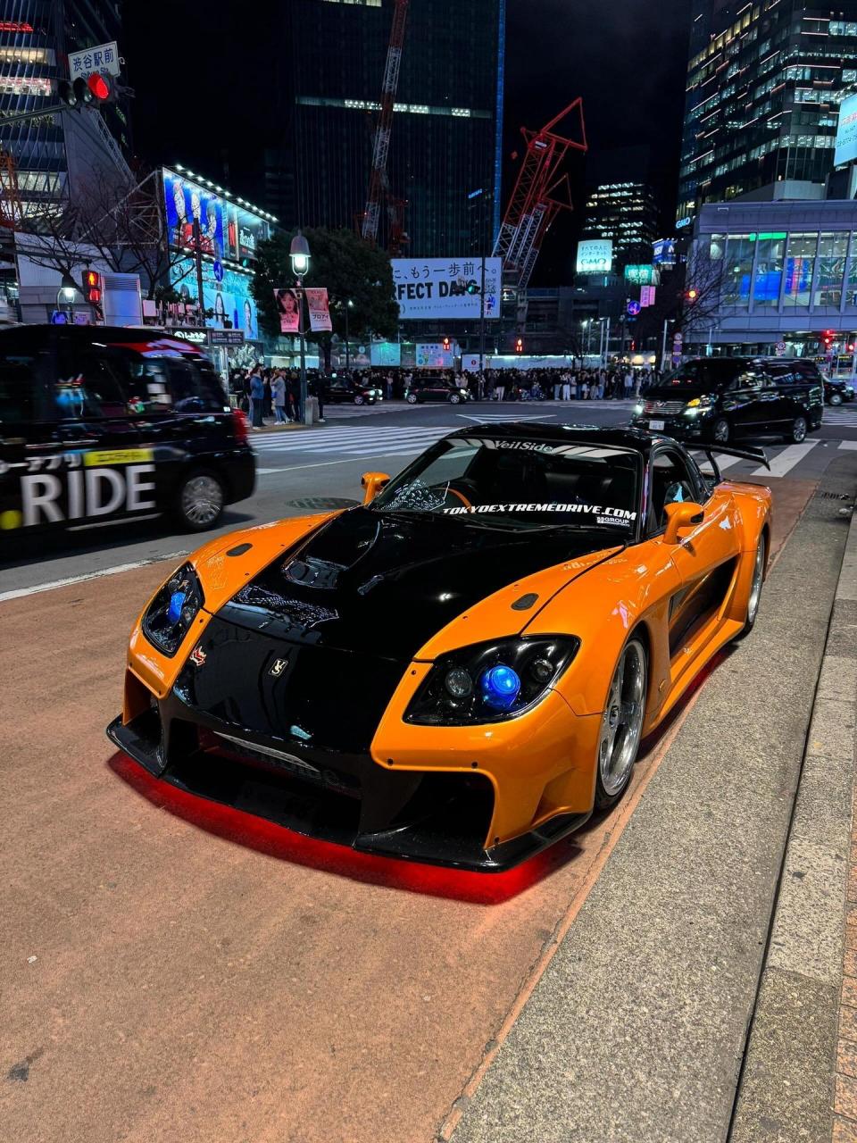 韩同款座驾马自达rx7rx7 速度与激情