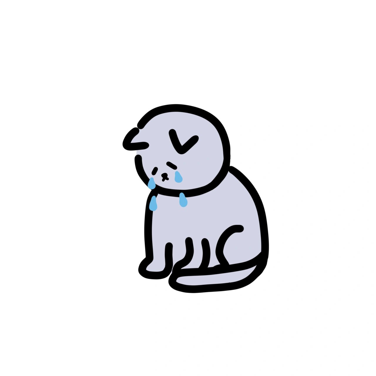 头像|伤心小动物合集91|原创手绘卡通头像