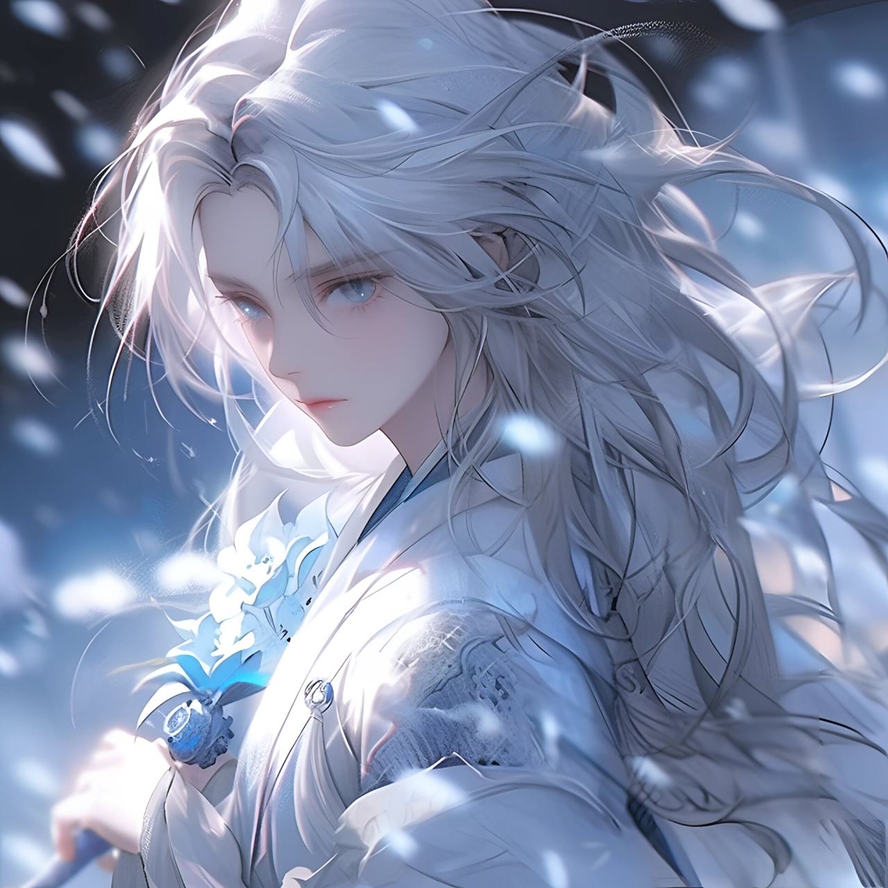 这女生头像也太飒了吧‖蓝色系古风情头 古典之美,是我最爱的美!