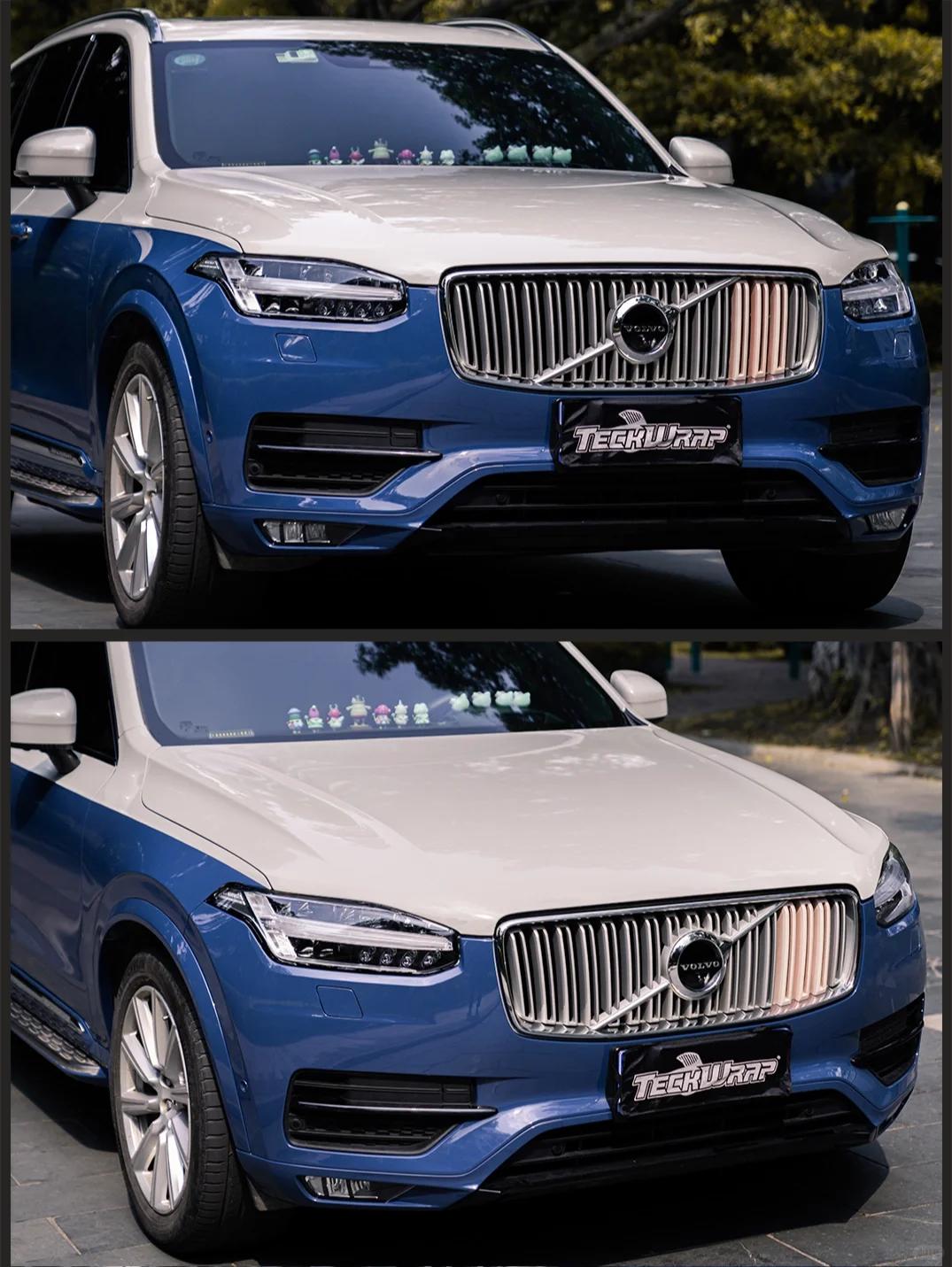 沃尔沃xc907415蓝灰双拼改色|北欧低调绅士 · 沃尔沃改蓝灰双拼