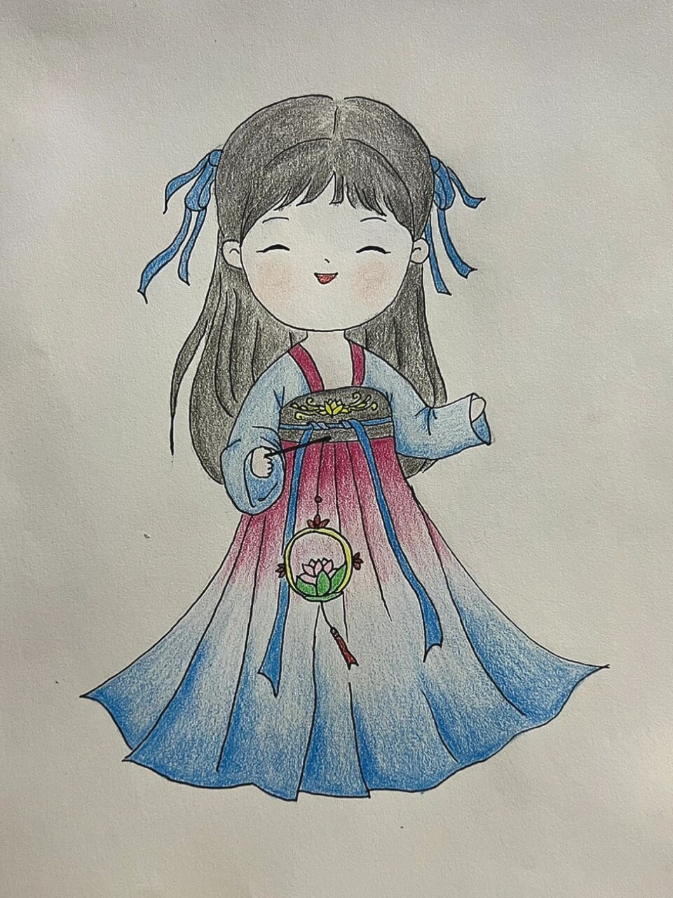 手绘# #头像# #手绘头像# #可爱头像# #女生头像# #q版# #古装