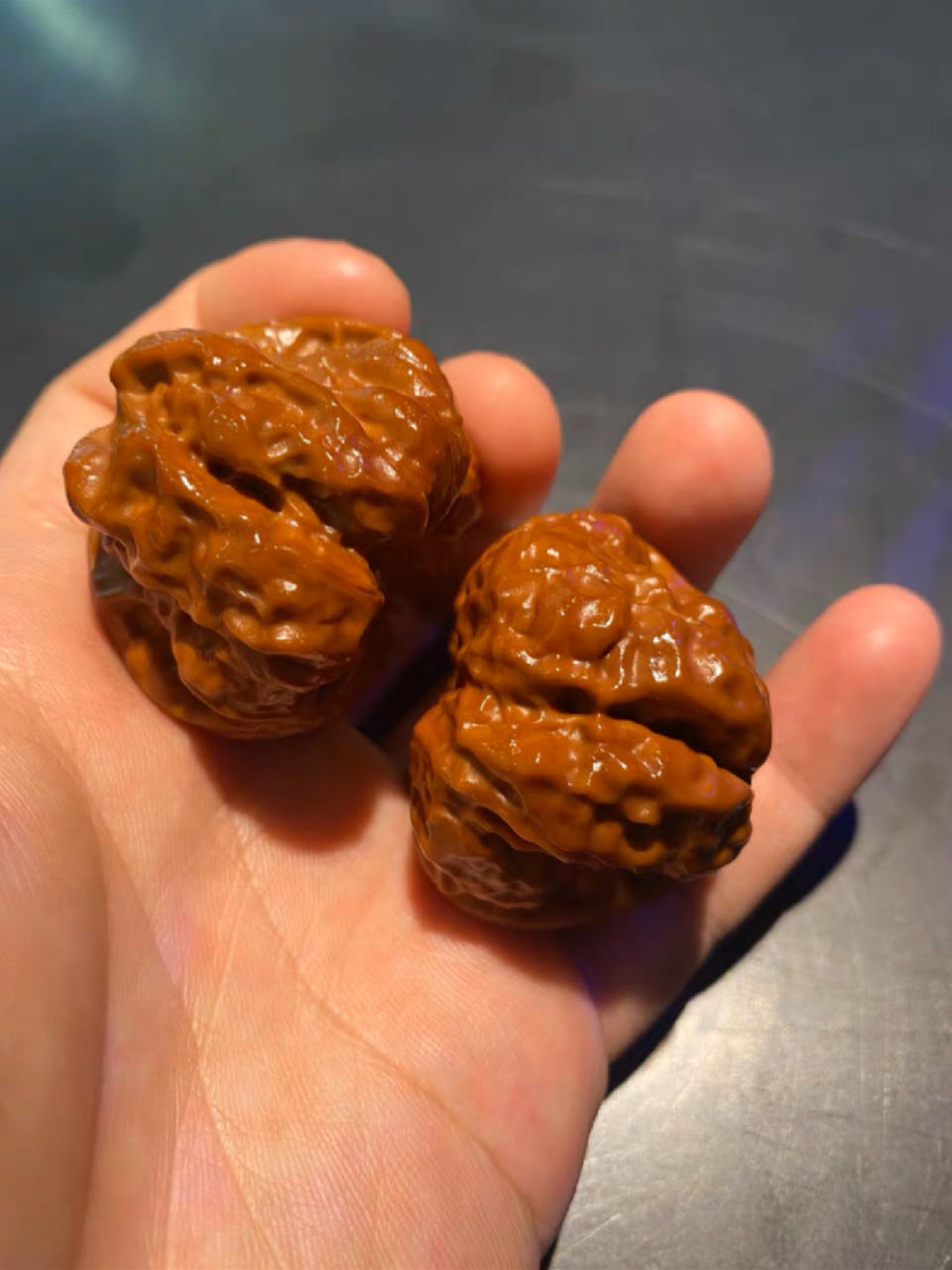 文玩核桃蛤蟆头介绍9215挑选攻略93干货 但凡文玩核桃有蟾形