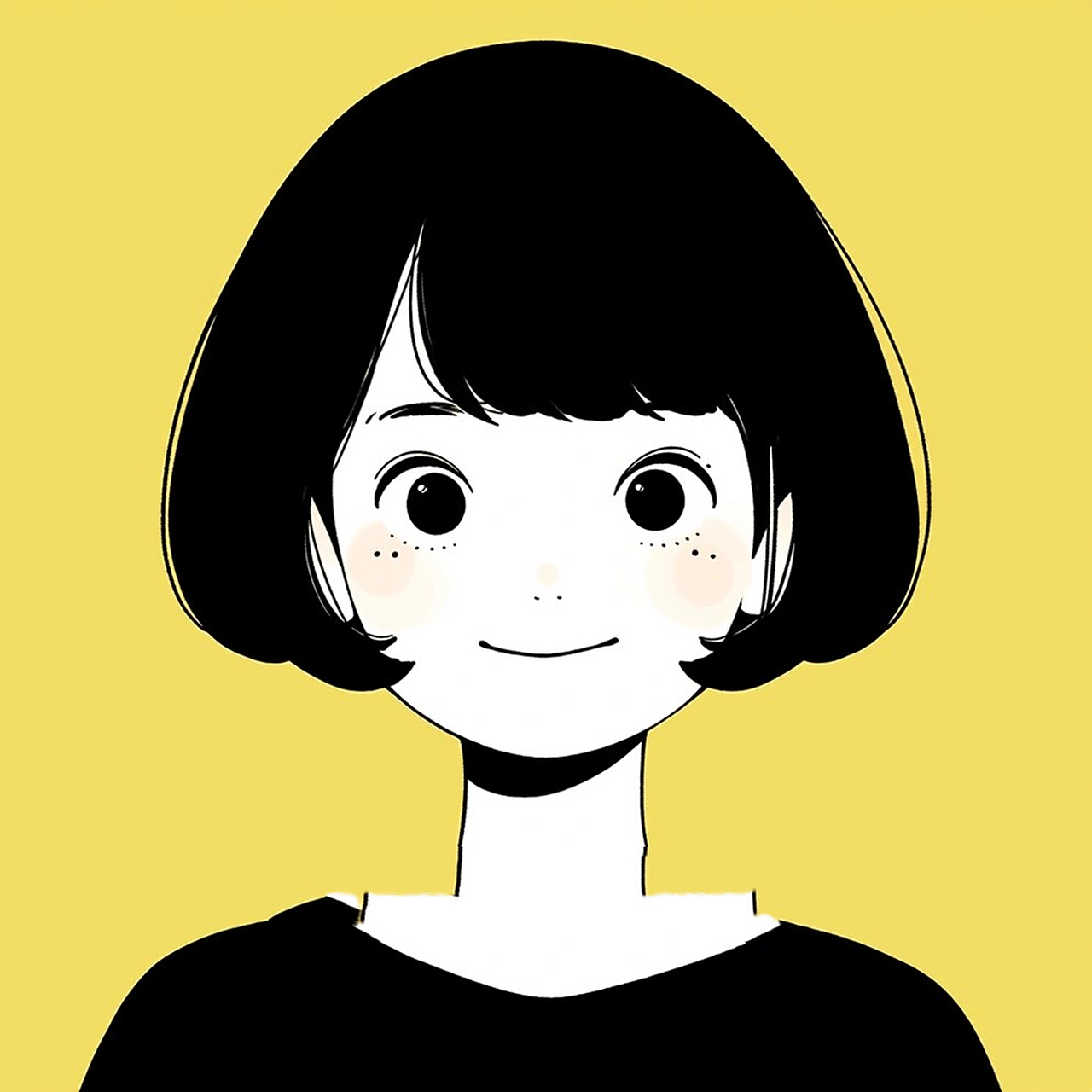 极简可爱女生头像