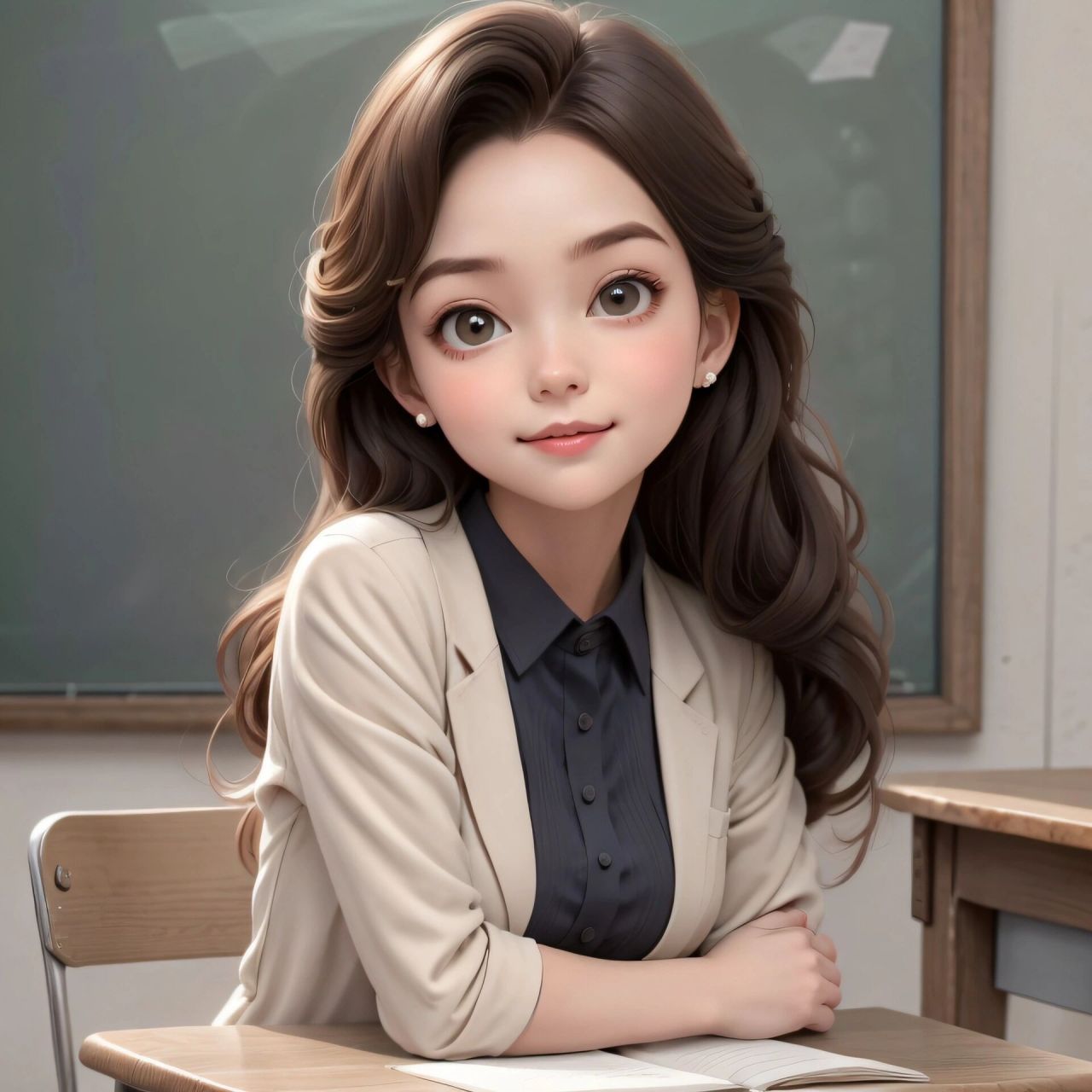 女生头像99996992职业系列之老师(英语老师) 你们要的英语