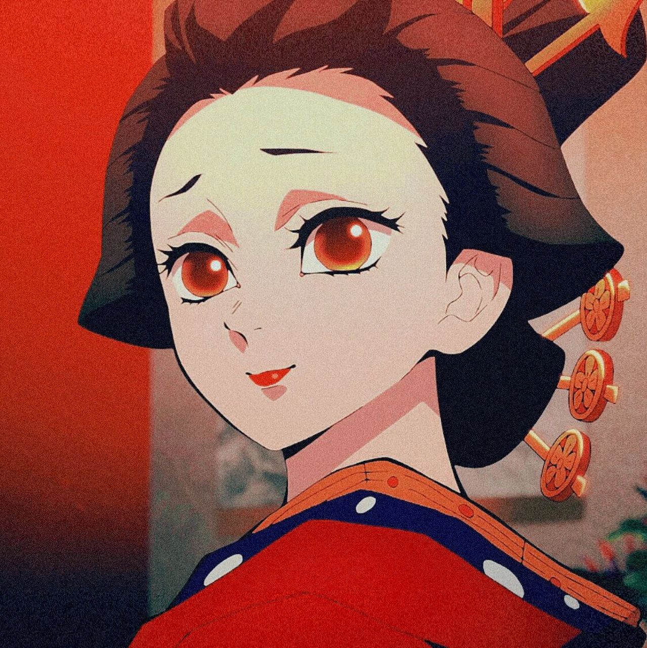 头像61鲤夏 │ 鬼灭之刃游郭篇 鲤夏花魁真的完美!