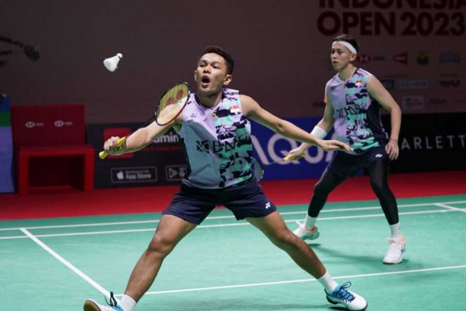 2023年韩国羽毛球公开赛#   阿尔菲安/阿迪安托 2-0 吴世飞/伊祖丁