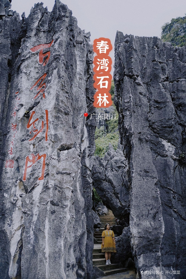 阳春市春湾镇石林景区图片