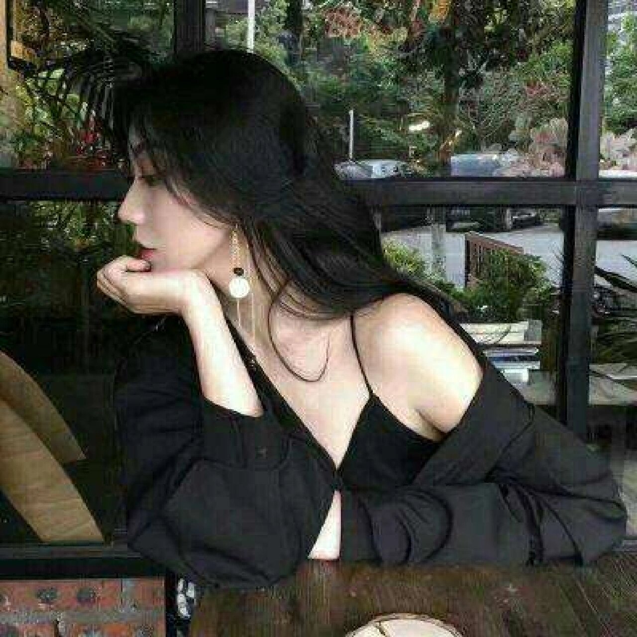 霸气真人的女生头像