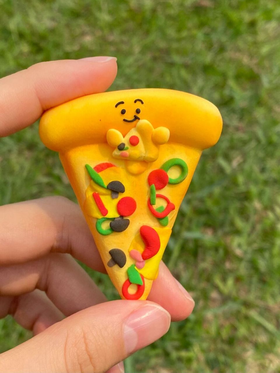 谁懂呀,我真的好喜欢这个炸鸡腿95粘土教程 93吃不到我就捏出来