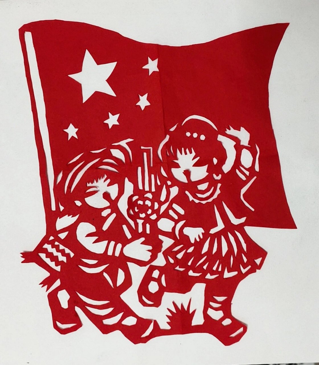 剪纸作品 剪纸——献礼建党一百周年 百年传承 不忘初心 吾辈奋进98