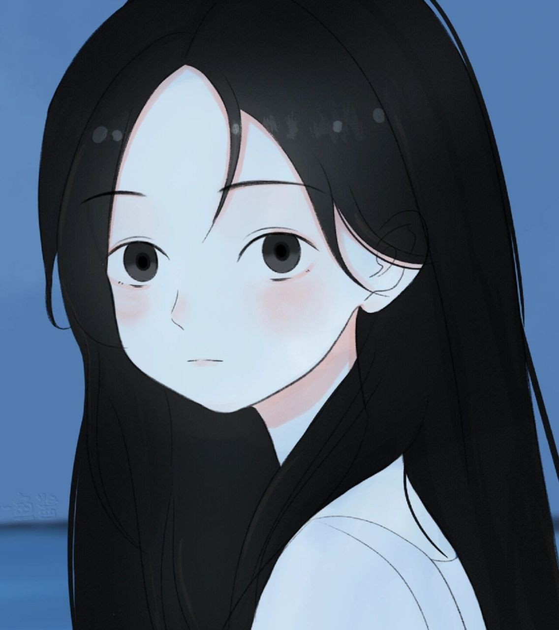 女头|看见你眼里都有了光 蓝色,是忧郁的…?