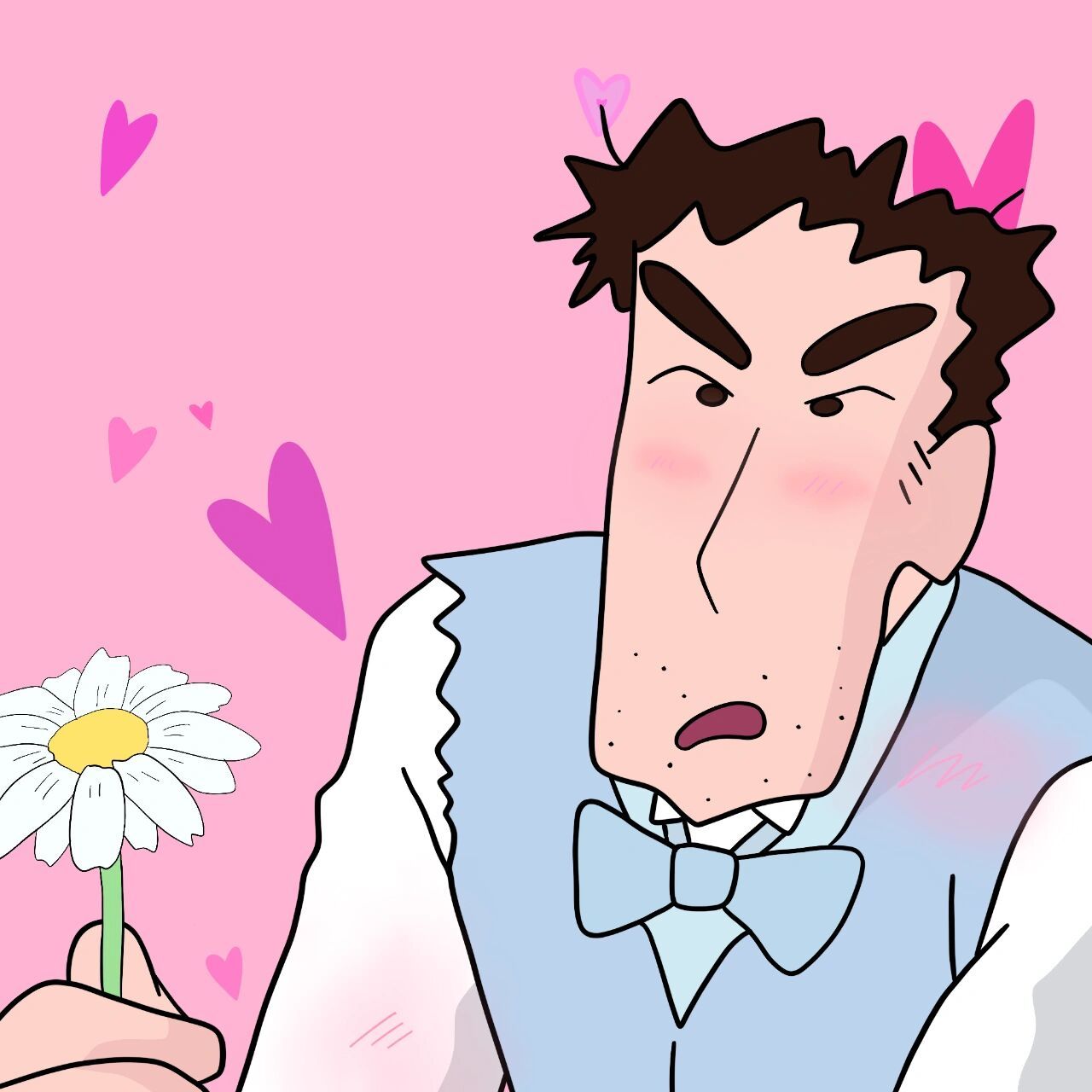 蜡笔小新头像‖美伢广志的爱情故事 美伢广志的幸福生活     祝大家