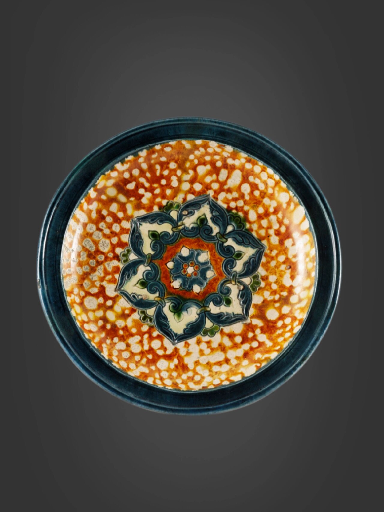 中国古代器物之美:唐代唐三彩盘子