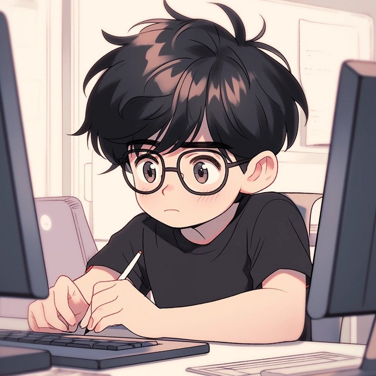 斯文男生版|申请成为你的工作学习头像