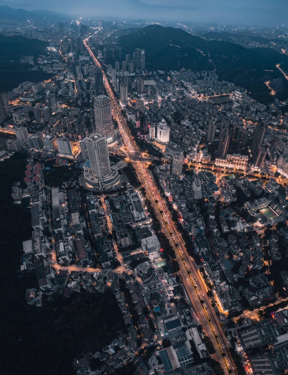 珠海牛x 珠海吉大的无人机航拍很壮观.