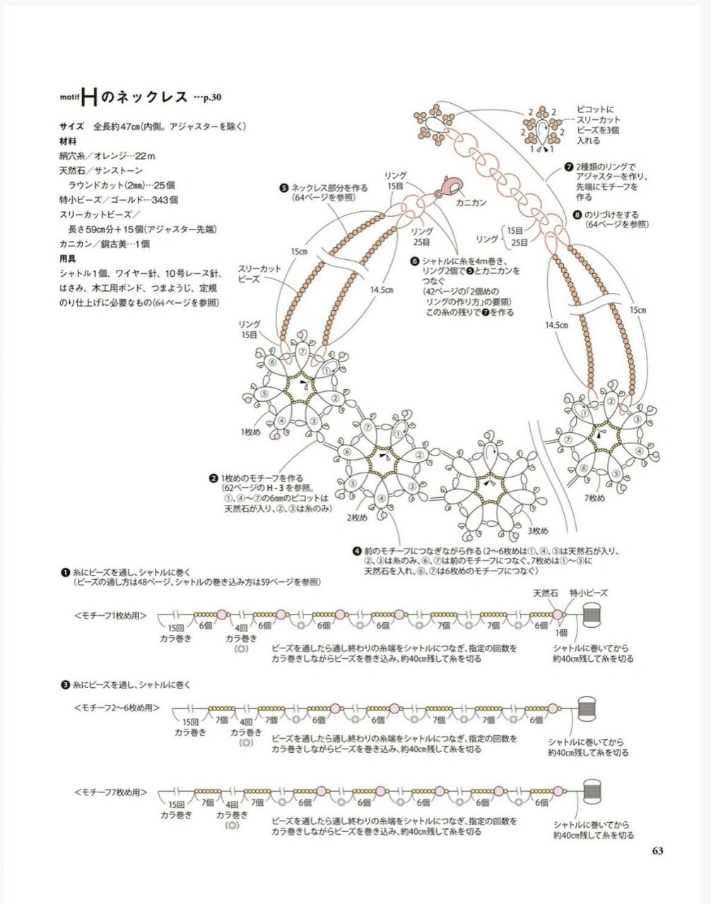 日常分享图解之梭编织法图 继钩针之后又爱上了梭编 姐妹们一起编起来