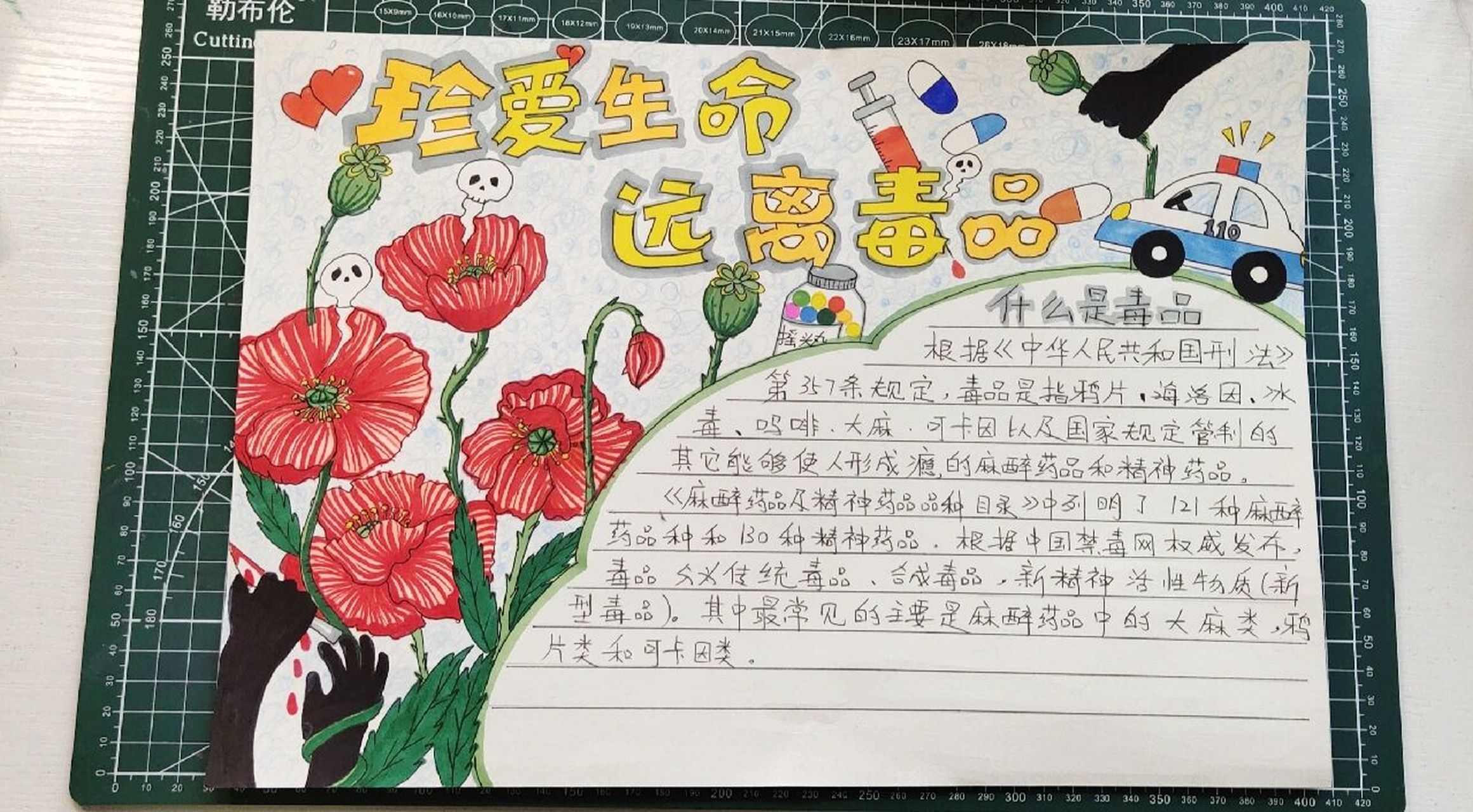 珍爱生命远离毒品手抄报 珍爱生命远离毒品,让生活更美好