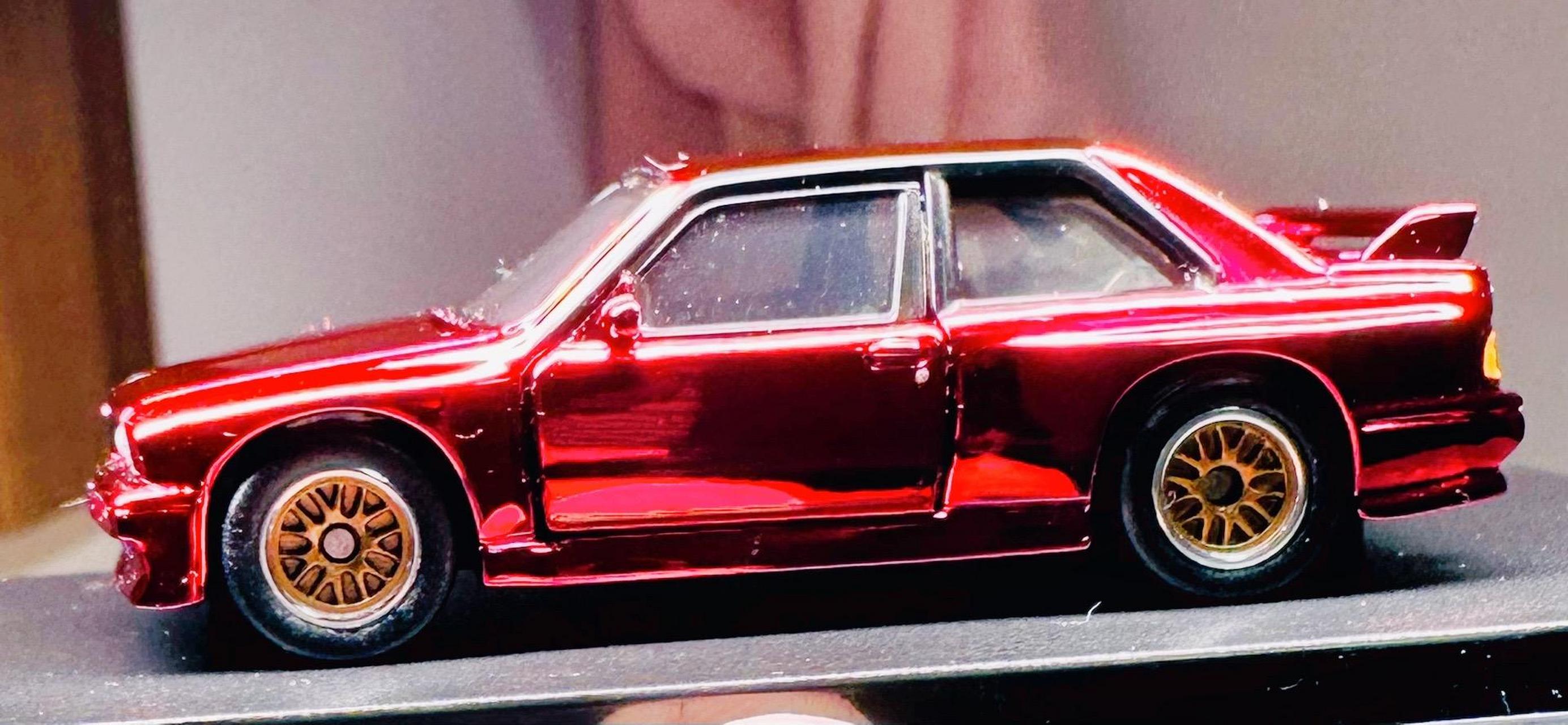 风火轮 rlc 宝马m3 e30 电镀红.