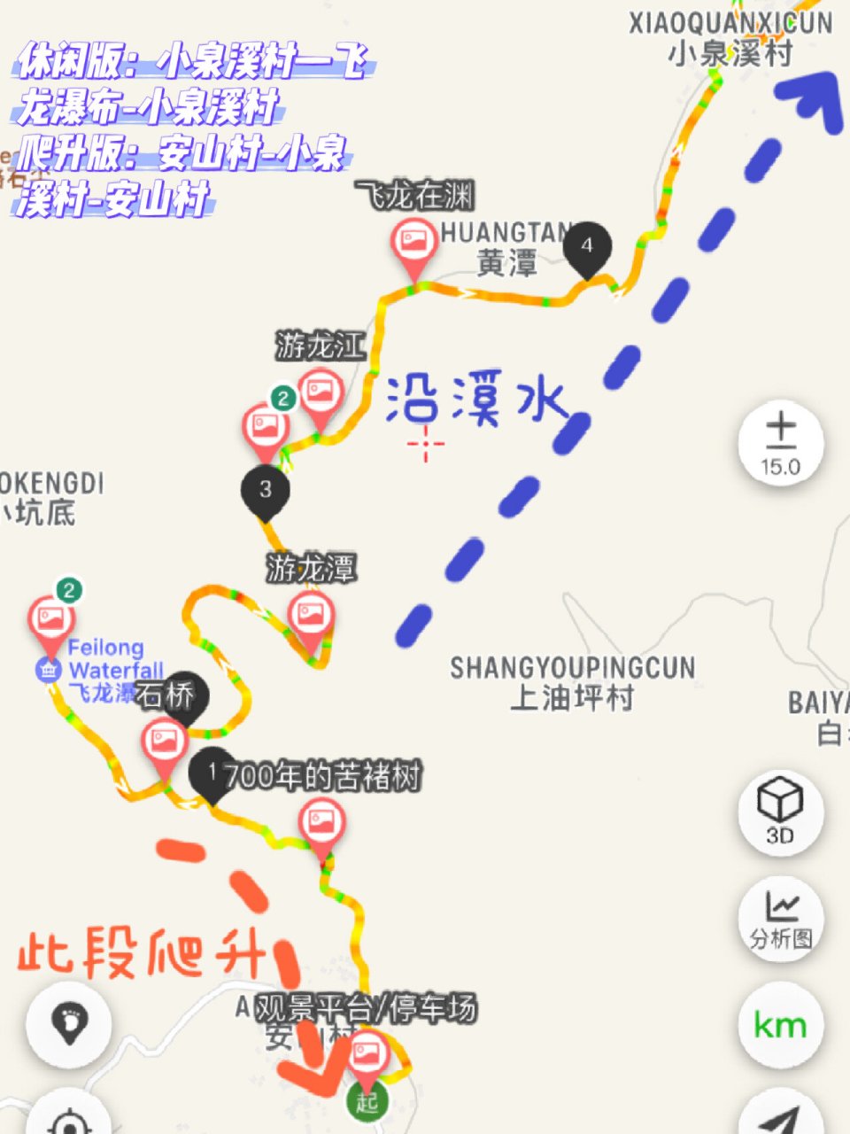 新昌安山古道线路图片