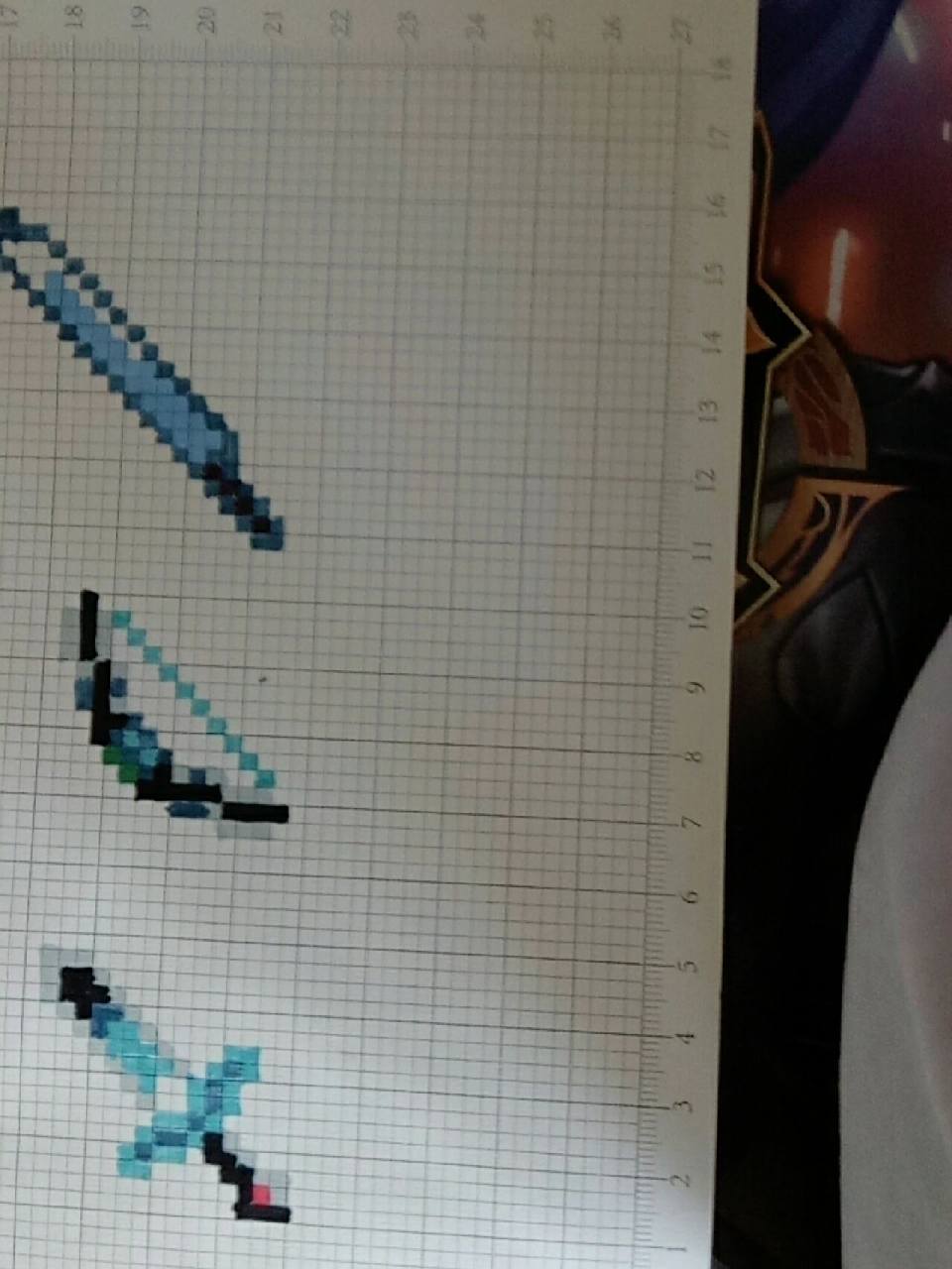 我的世界像素画,武器篇完结