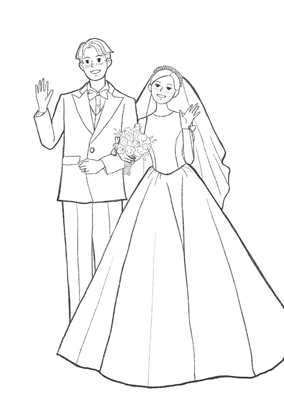 婚礼插画 | 喜于初见93止于终老7815 我在人间贩卖黄昏93 只