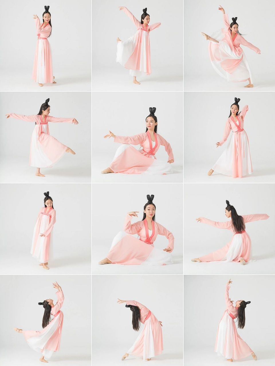 汉唐舞动作参考 中国古典舞分为四个流派: 一,身韵流派 身韵流派