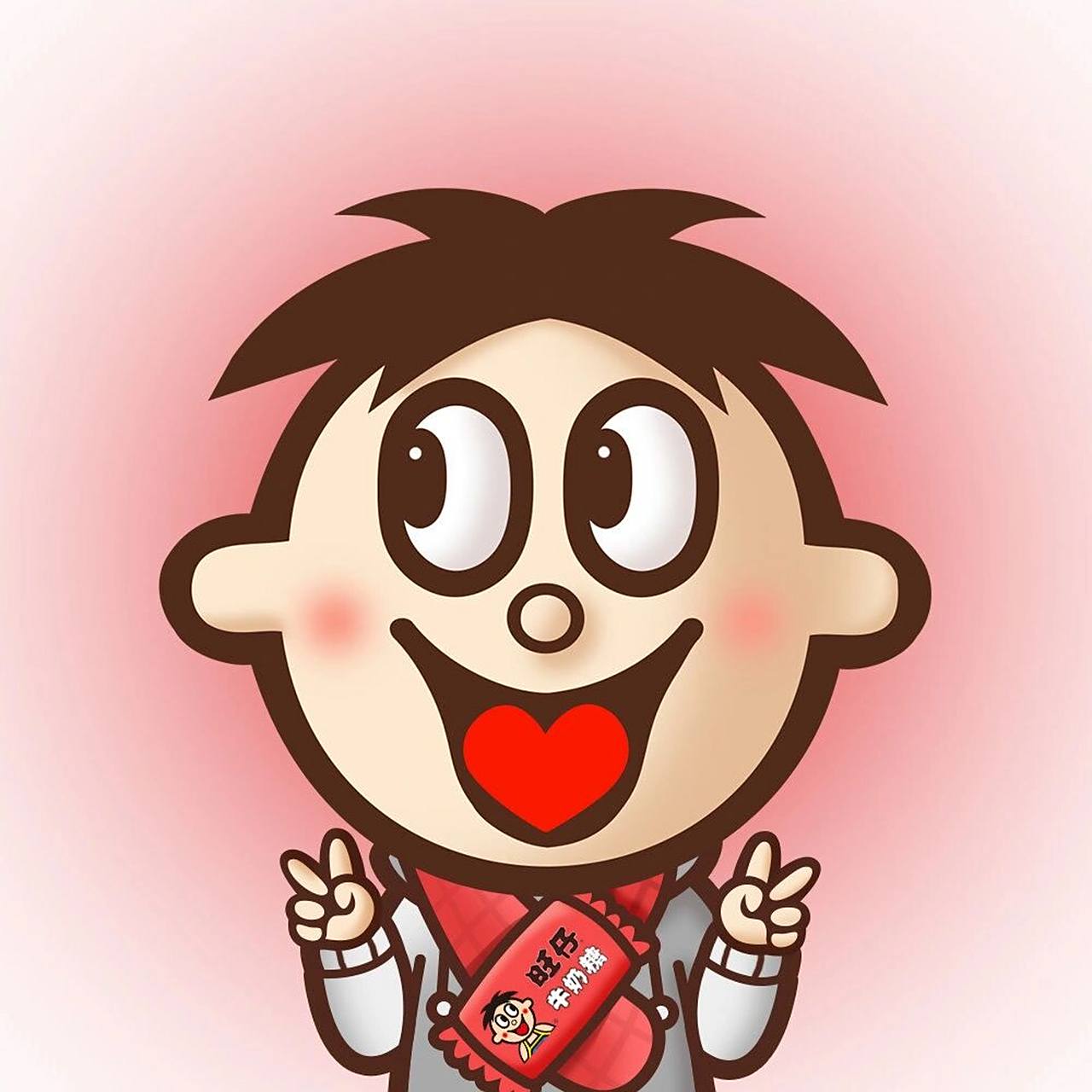 旺仔系列头像～红橙黄绿青蓝紫齐啦 可爱的旺仔呀.