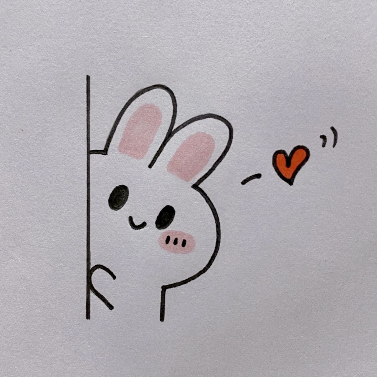 兔子的简笔画简单图片