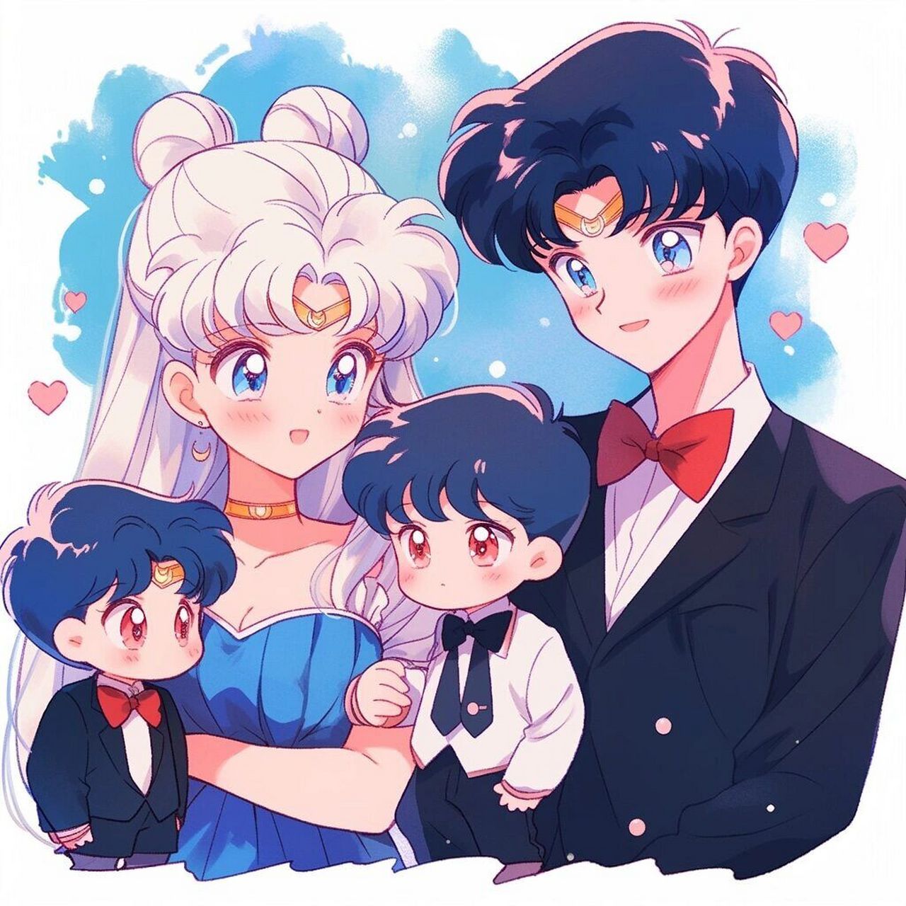 宝儿们91两个儿子系亲子头像来了96 两个儿子系列终于凑齐,我去歇