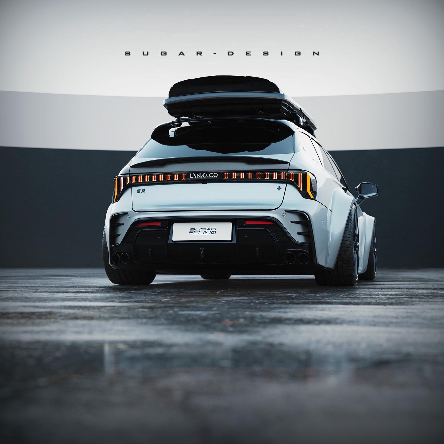 发点领克03旅行cyan小宽体的银色版本