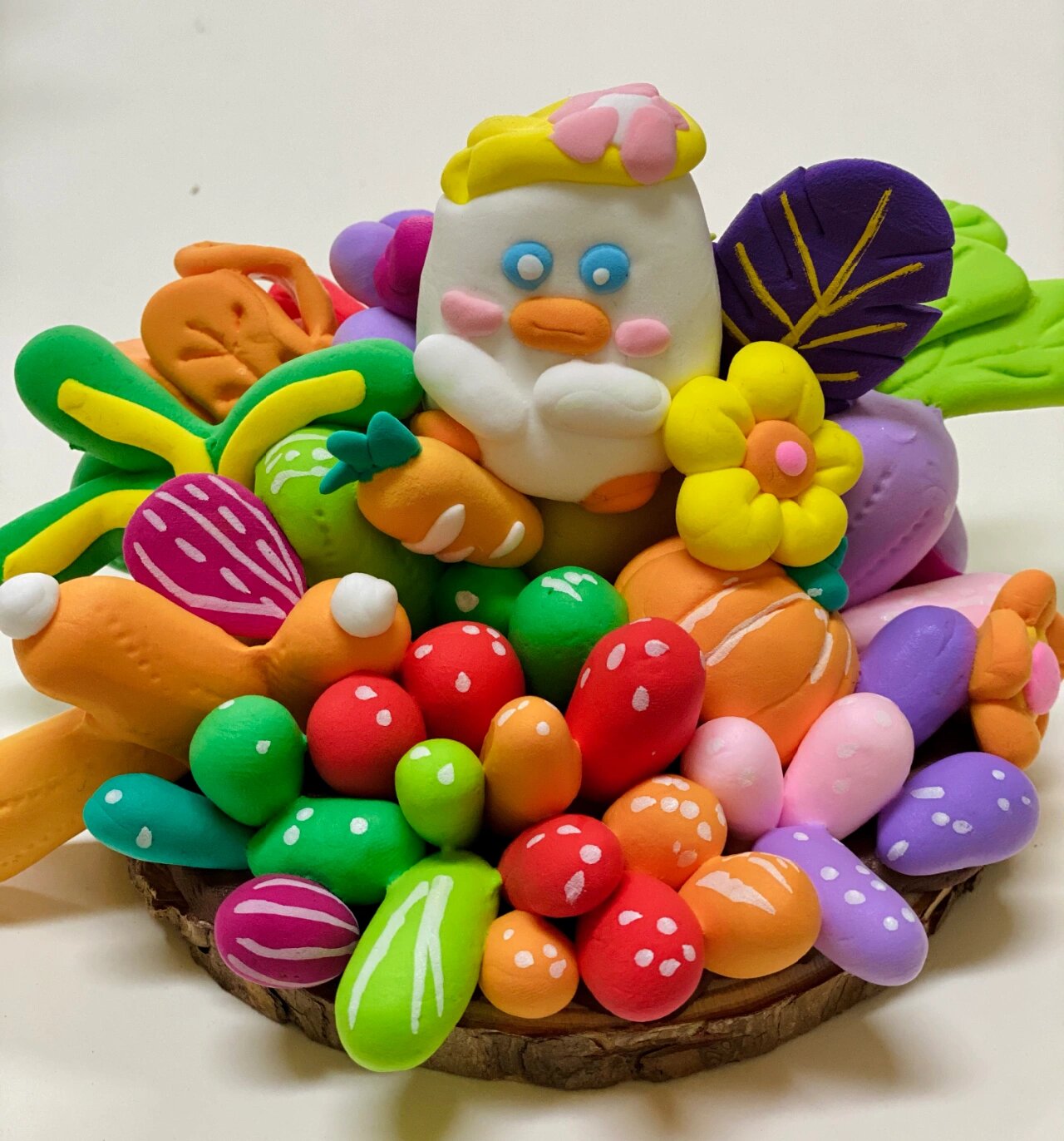 学生超轻泥手工作品