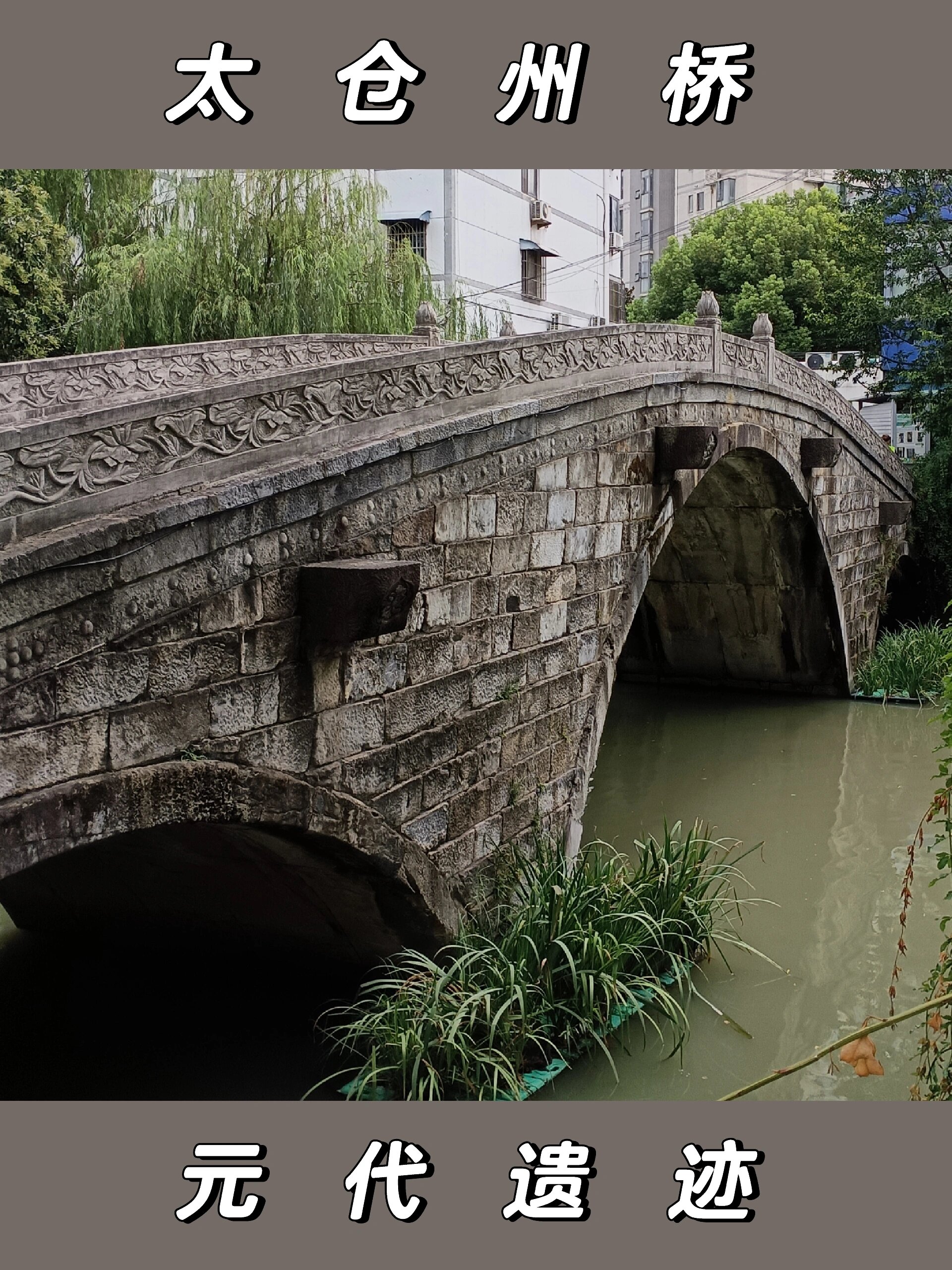 太仓州桥:元代修造,见证周边沧海桑田