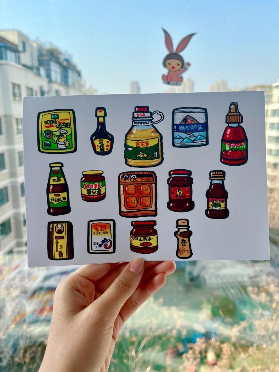 96小零食简笔画|又是吃打印机的一天|超可爱