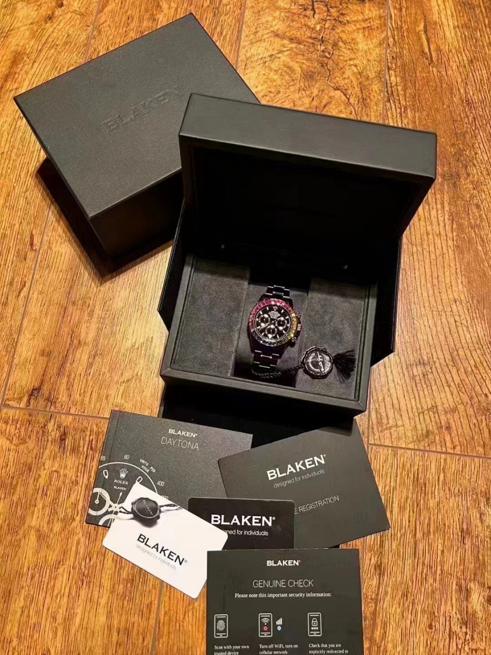 劳力士blaken96 rolex blaken 黑彩虹96