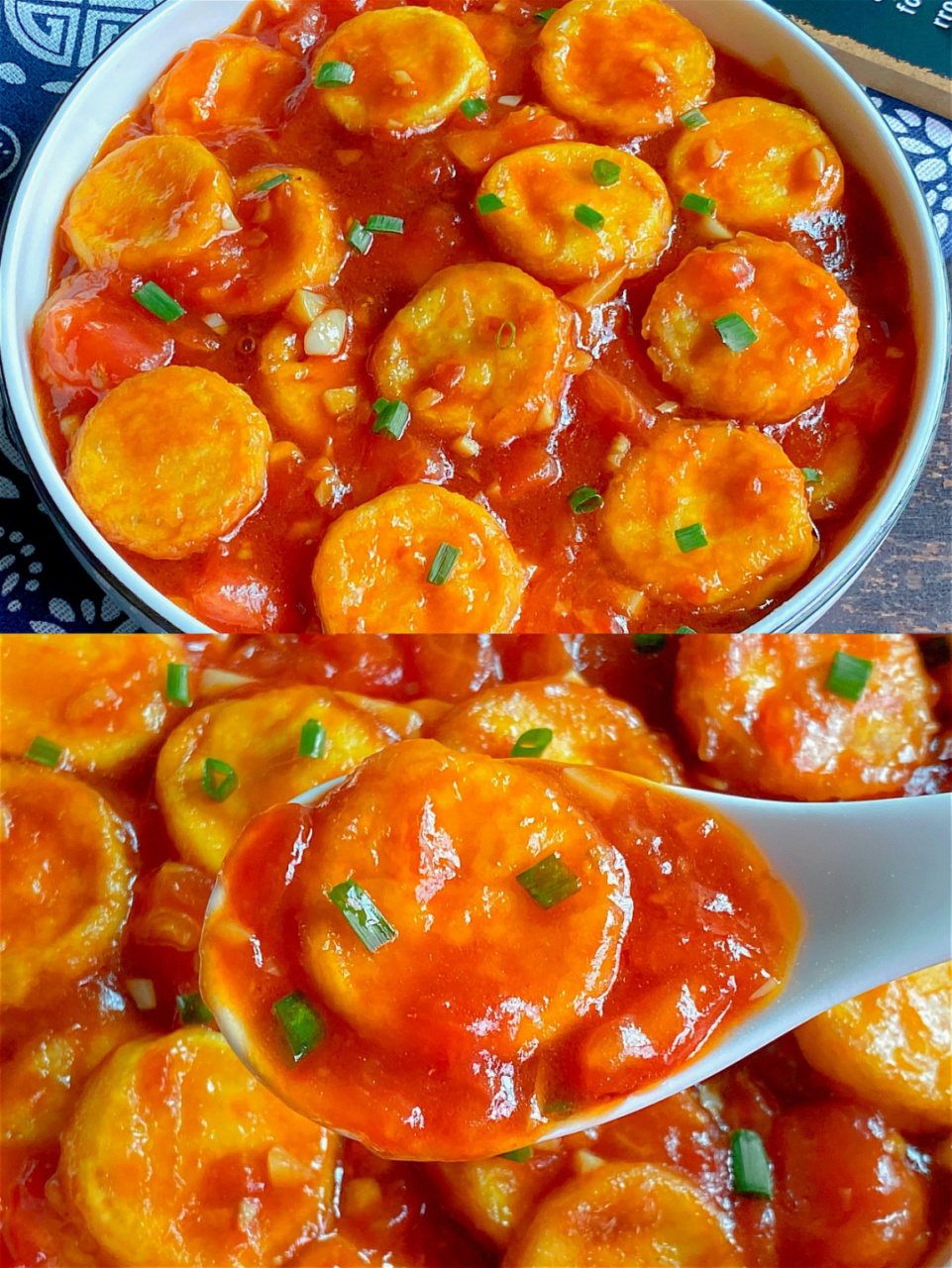 巨下饭7515好吃到舔盘的茄汁日本豆腐7515酸爽开胃绝了