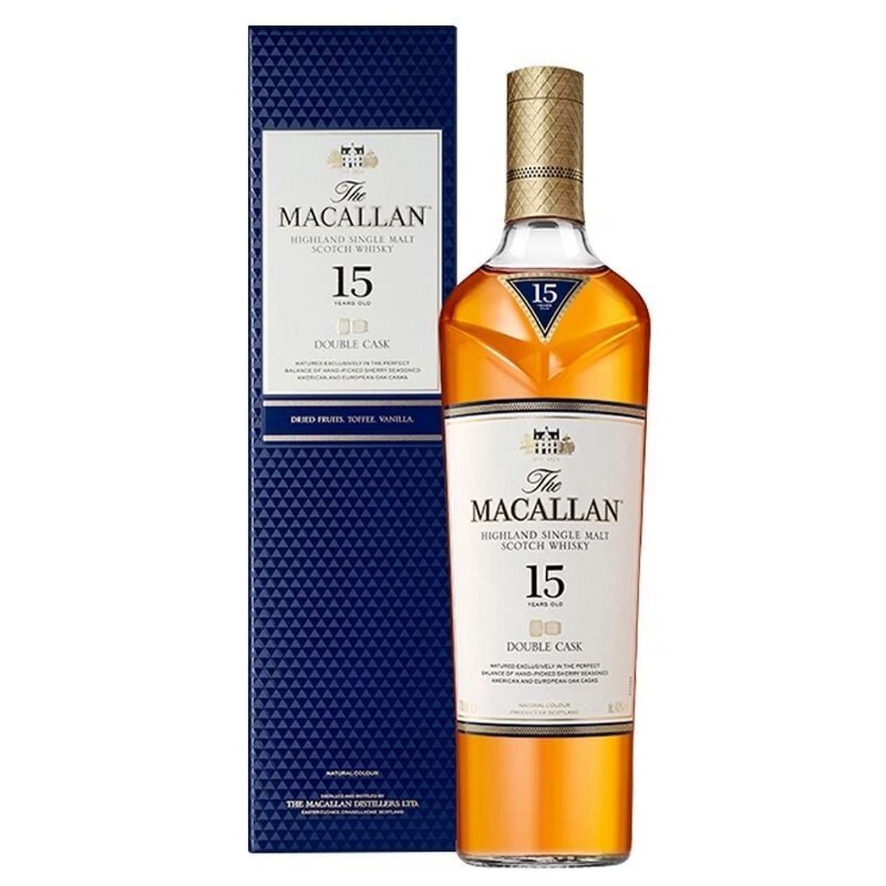 麦卡伦15年双桶单一麦芽苏格兰威士忌 macallan 15yo double cask