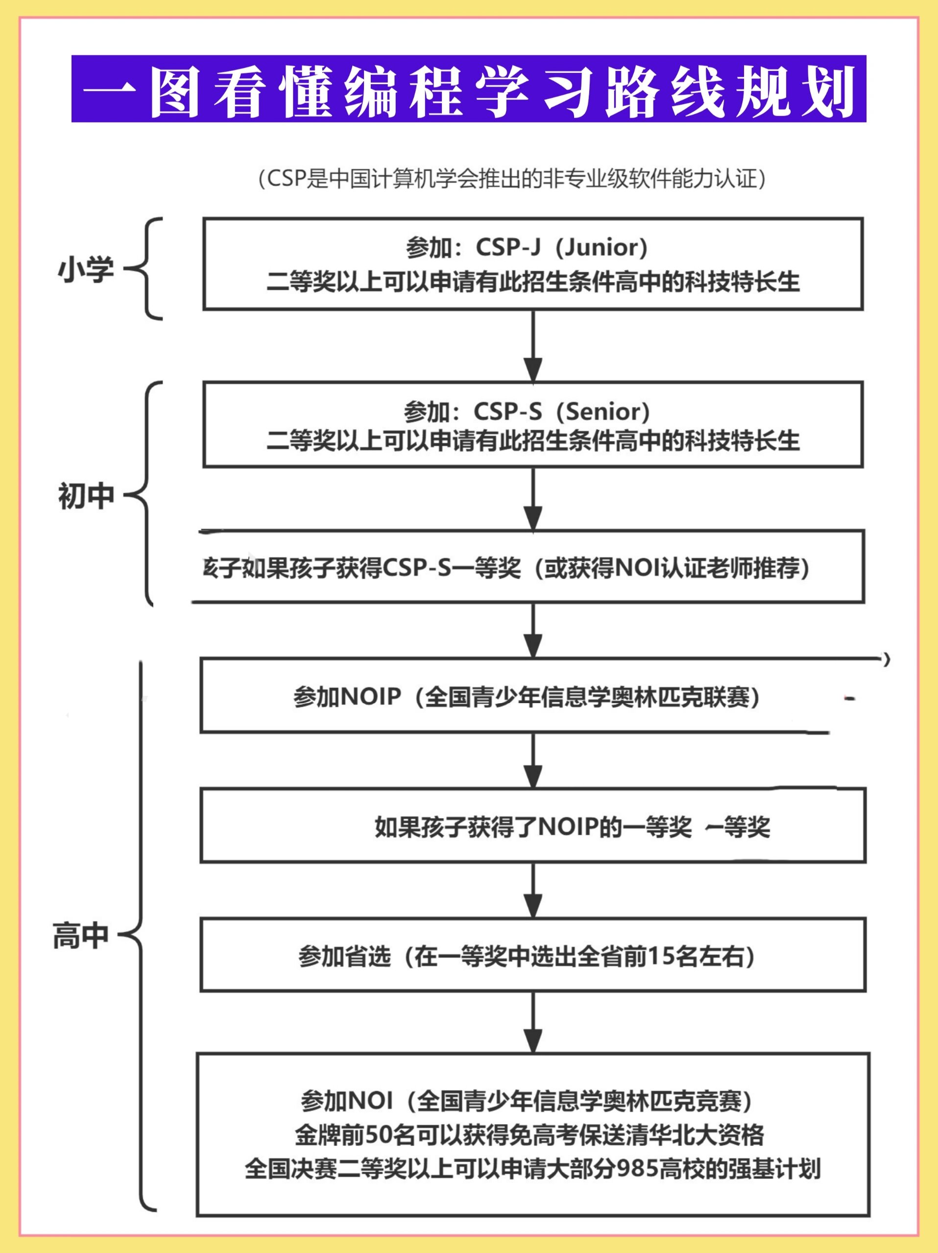 一图看懂少儿编程学习路线规划