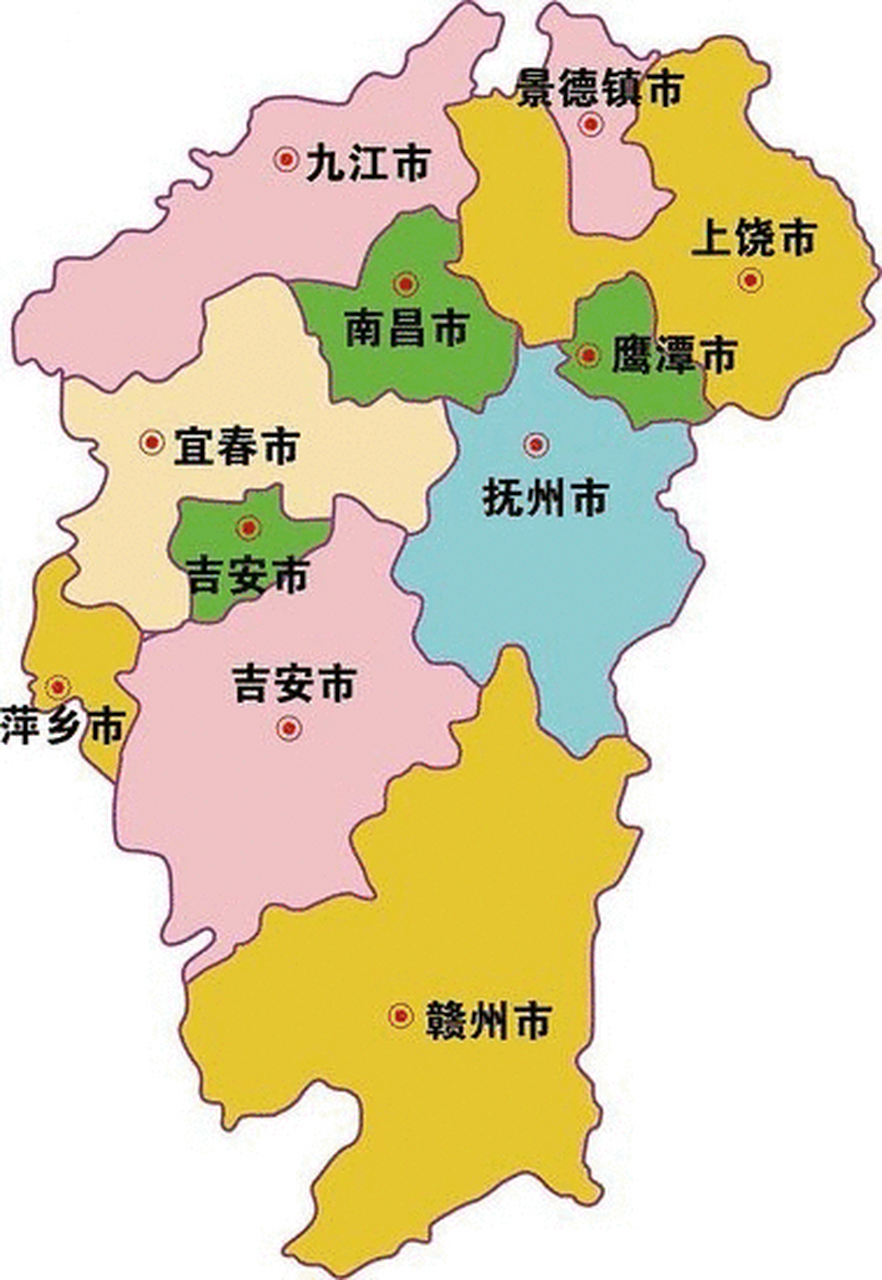 江西省赣州市地理位置图片