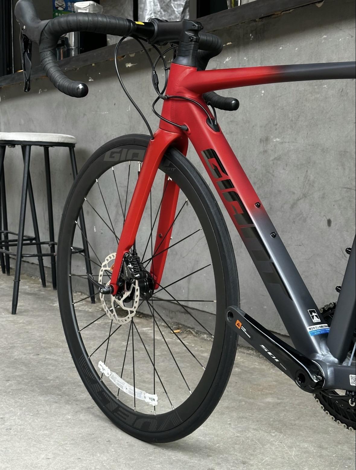 shimano 105 2*11速 机械变速 刹车shimano 105 油压碟刹 捷安特 700