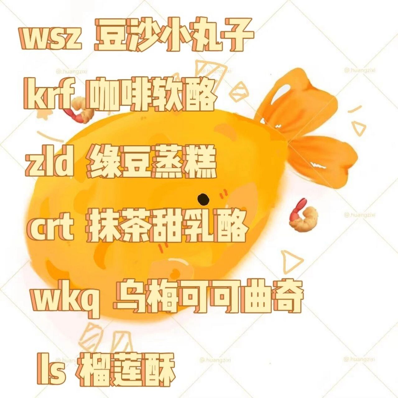 超好听的美食网名 拖了好久