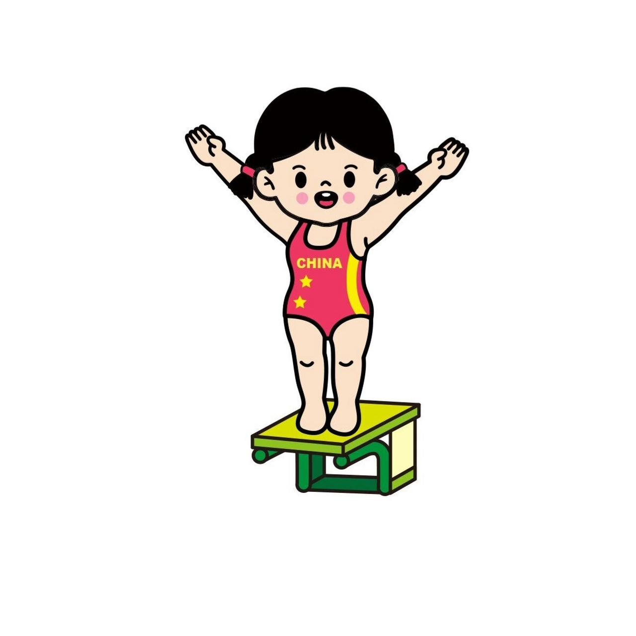 奥运健儿插画集合1 画了一组奥运会项目插画.